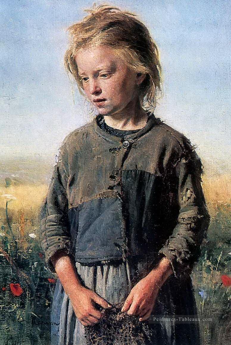 une fille de pêcheur 1874 Ilya Repin Peintures à l'huile